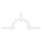 Ekena Millwork Ericson Architectural Grade PVC Gable Bracket, 72"W x 30"H x 2"D x 4"F, 10/12 Pitch GBP072X30X0204ERI00 - alternate 3